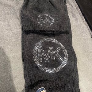 Michael Kors scarf and hat set